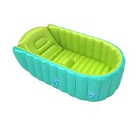 Vasca per bambini, vasca da bagno per bambini - Vasca da bagno portatile blow -up con pompa,Supporto anti-slip 'anca, protezione a colonna vertebrale, roba per bambini per bambini di 0-5 anni