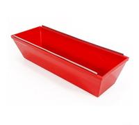 Vasca per cartongesso con raschiatori in acciaio inox leggero in plastica ABS, contenitore per malta, guide di pulizia integrate, lati smussati e bordi lisci per una facile maneggevolezza, adatto per