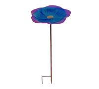 Vasca per da giardino, vasca per farfalle, stazione d'acqua a forma di farfalla, per esterni ed interni, decorazione, cortile, terrazza, sentiero, area verde, prato, fioriera