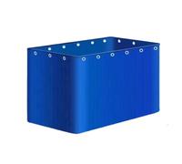 Vasca per laghetto per Koi in PVC, Resistente Telo in PVC per Piscina - Vasca temporanea per Pesci d'Acqua salata e Koi | Telo per la conservazione dell'Acqua con valvola di Scarico per la v