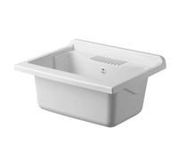Vasca Per Lavatoio Lavapanni 60x50 In Resina Ricambio Bianco