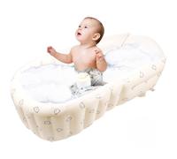 Vasca per neonati,Vasca da bagno gonfiabile sotto la vasca,Vasca da bagno pieghevole consigliata per bambini da 0 a 5 anni,Vasca da bagno portatile per la doccia dei bambini, 90×55×30cm, antiscivolo