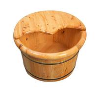 Vasca per pediluvio in legno massello, vasca per pedicure, spa, massaggio, cedro, pedicure, barili per pediluvio, barile per perseguire la felicità