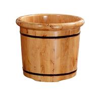 Vasca per pediluvio in legno per pediluvio e gambe per adulti, grande vasca da bagno per pediluvio, spa per massaggio ai piedi per casa, pediluvio rilassante e pedicure, secchio in legno super caldo