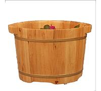 Vasca per pediluvio in legno, per pediluvio, per la casa, per la salute, in legno di abete cinese spesso, non bacino, per pediluvio, con visione presente, speranza di perseguire la felicità