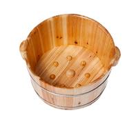 Vasca per pediluvio in legno per pediluvio, secchio per pediluvio, vasca per pediluvio, bacino per adulti, secchio in legno per pedicure, super facile da usare, speranza di perseguire la felicità