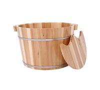 Vasca per pediluvio in legno, per pediluvio, spa per adulti e pediluvio, per pediluvio, grande vasca da bagno per pediluvio, sauna in legno, massaggio ai piedi per la casa (caldo come sempre