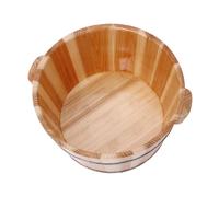 Vasca Per Pediluvio In Legno, Robusto Secchio Per Lavaggio Piedi Per Sauna