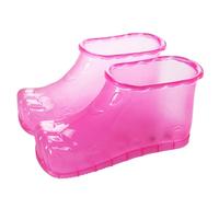 Vasca per pediluvio individuale con struttura antiscivolo, adatta per uso familiare e relax domestico, interno liscio, scarpe blu