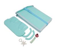 Vasca per pediluvio pieghevole con sfere massaggianti, vasca per pediluvio a immersione profonda, per terapia di rilassamento a casa, design pieghevole portatile, materiale PP (Secchio per pediluvio