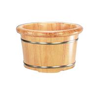 Vasca per piedi in botte di legno, vasca per piedi in legno, barili per pedicure lisci e delicati Massaggio in legno massello Botte per pediluvio casa Primavera calda Pedicure per adulti Pediluvio