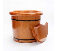 Vasca per piedi in legno, massaggiatore per pedicure, pedicure, pediluvio, pediluvio, in legno, per pediluvio, accessori per il bagno, vasca da bagno per pediluvio, per sollievo dallo stress (B (Bro