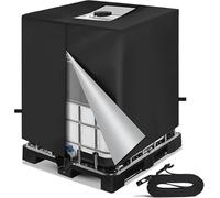 Vasca per serbatoio 1000L IBC 120 x 100 x 116 cm Telone Recuperatore di Acqua di Pioggia Protezione UV Coperchio di Protezione Vasca