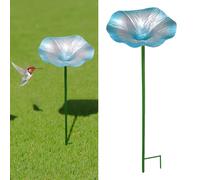 Vasca per uccelli a forma di Morning Glory con supporto, ciotola per