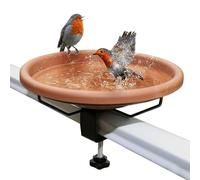 Vasca per uccelli - Abbeveratoio per uccelli in ABS indipendente da giardino | Piscine per uccelli rimovibili per la liquidazione in giardino | Mangiatoia per uccelli in compensato a strato singolo