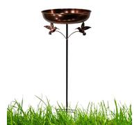Vasca Per Uccelli Da Esterno Alimentazione Per | Abbeveratoio in Metallo per Giardinieri Proprietari di Casa Amanti della Natura Cortile Patio Terrazza Prato Giardino