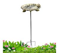 Vasca per uccelli da esterno, resistente alle intemperie, per uccelli in metallo per esterni, per ara, passeri, parrocchetti, parrocchetti, giardino, cortile, balcone, patio, prato