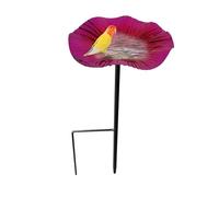 Vasca per uccelli da giardino - Mangiatoia decorativa da giardino, decorazione per cortile, d'acqua per uccelli, per mangiare, bere, il bagno, birdwatching , farfalla, ape