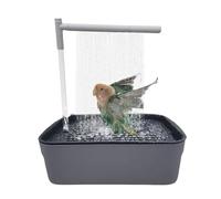 Vasca Per Uccelli Da Interno - Bagno Automatico Per Pappagallini,Vasca Silenziosa Con Rubinetto Ricircolante Accessori Per Il Bagno Per Calopsite Fringuello Conuro