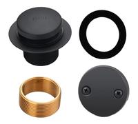 Vasca per vasca da bagno di scarico della da bagno coprifera di scarico della con faccia a due fori per il viso per, filo fine/grossolana, nero opaco