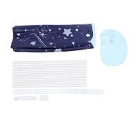 Vasca portatile a vasca pieghevole in PVC ispessito eco -amichevole vasca da bagno multiuso per adulti per la doccia da bagno casa stallo 70x68 cm (Star Moon Blue)