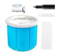 Vasca Portatile - Bagno Spa Separato Con Acqua Calda,Grande Cestino Impermeabile Per Giardino Campeggio Viaggi Famiglia Terrazza Bagno