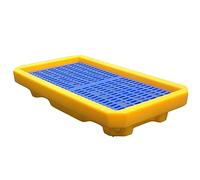 Vasca Serbatoio Olio a tenuta stagna - Vaschetta antigoccia robusta e a tenuta stagna per applicazioni industriali, piattaforma di raccolta modulare con elevata capacità portante, ideale per magazzini