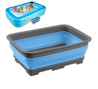 Vasca Spa Pieghevole, Ciotola Per Il Bagno, Secchio In Ammollo Rettangolo, Bacino Pieghevole A Piedi, Per Piscine Per Donne, 27 X 37 Cm