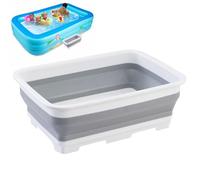Vasca Spa Pieghevole, Ciotola Per Il Bagno, Secchio In Ammollo Rettangolo, Bacino Pieghevole A Piedi, Per Piscine Per Donne, 27 X 37 Cm