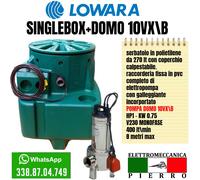 VASCA STAZIONE DI SOLLEVAMENTO CON POMPA SOMMERGIBILE LOWARA ACQUE REFLUE V230