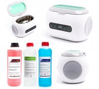Vasca Ultrasonica PS-06A 35W 0,6L Con Concentrato Liquido 3L Per Pulizia Gioiell