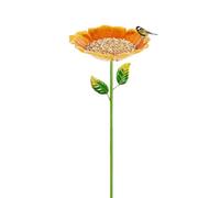 Vasche per Uccelli da Esterno,Vasca a Forma di Antiruggine per Tutte le Stagioni,Decorazione per Bagni e Mangiatoie per Uccelli | Cortile Giardino Terrazza Balcone E Spazi Esterni Aperti