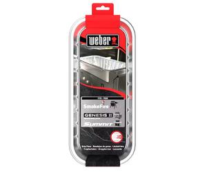 Vaschetta 6498 di raccolta in alluminio Weber 10 pezzi