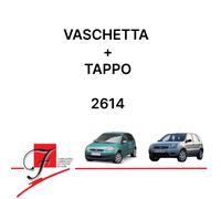 VASCHETTA ACQUA COMPENSAZIONE RADIATORE FORD FIESTA / FUSION 1.4 1.6 CON TAPPO
