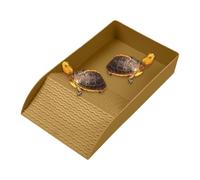 Vaschetta Acqua per Tartaruga Vaschetta per Bagno Rettili con Rampa | Piscina Acqua per Lucertole per Tartarughe di Terra e d'Acqua Drago Barbuto Lucertole Gechi Habitat Recinto Terrario