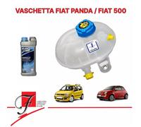 VASCHETTA ACQUA RADIATORE FIAT PANDA-500-500C 1.2 1.3 TAPPO E PARAFLU INCLUSO
