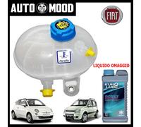VASCHETTA ACQUA RADIATORE FIAT PANDA 500 C 1.2 1.3 TAPPO INCLUSO + LIQUIDO