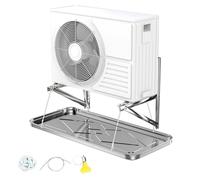 Vaschetta antigoccia per aria condizionata da esterno, vaschetta di drenaggio universale con kit di scarico per raccolta e protezione dell'acqua