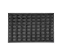 Vaschetta Antigoccia Tappetino da bar in gomma antiscivolo Watchget, for bancone, bar, servizio, vassoio raccogligocce, tappetino for asciugare i piatti, nero for barista, barista(S 300x150mm)