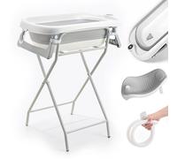 Vaschetta Bagnetto Neonato Pieghevole - Vaschetta Bagnetto Bambini 1-3 Anni Con Cuscino Da Bagno - Vaschetta Bagno Neonato Con Termometro - Supporto Bagnetto Neonato - Regalo Per La Nascita Bambino