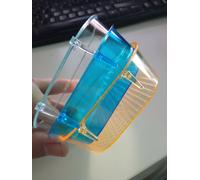 Vaschetta Canarini Abbeveratoio Mangiatoia Clip per Pappagallini Esotici Interni