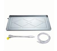 Vaschetta Condensa Condizionatore, Raccogli Acqua Condizionatore Acciaio Inossidabile, Vaschetta Gocce per AC, Vaschette Raccogli Gocce per Olio Sotto L'auto(93x44x3.5cm/37x17x1in)