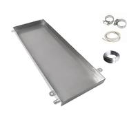 Vaschetta Condensa Condizionatore, Raccogli Condensa in Acciaio Inox 201, Raccogli Acqua Condizionatore, Vaschetta di Raccolta Dell'olio(93x44x4cm/37x17x1.6in)
