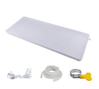 Vaschetta Condensa Condizionatore, Vaschetta di Raccolta Della Condensa in Plastica con Foro di Scarico e Tubo Flessibile da 3 Metri/10 Piedi, per Condizionatori D'aria Split Interni/Esterni(81.5x33x3