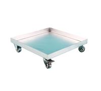 Vaschetta Condensa Condizionatore, Vaschetta di Raccolta Della Condensa Portatile, Raccogli di Raccolta Della Condensas per L'olio in Acciaio Laminato a Freddo(30x30x11cm/12x12x4in)