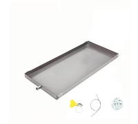 Vaschetta Condensa Condizionatore, Vaschetta Raccogli Gocce in Acciaio Inossidabile, Raccogli Acqua Condizionatore, Vaschetta Raccogliolio(37x80x5cm/15x31x2in)
