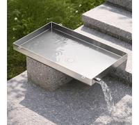 Vaschetta Condensa Vaschetta Raccogli Condensa in Acciaio Inossidabile per Condizionatori, con Uscita di Scarico, Kit di Raccolta e Drenaggio(120x50x4cm(47.2x19.7x1.6in))