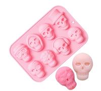 Vaschetta Cubetti Ghiaccio 8 Scomparti Halloween Riutilizzabile A Forma Di