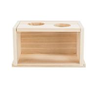 Vaschetta da bagno in legno 20×12×12cm per conigli e roditori Trixie