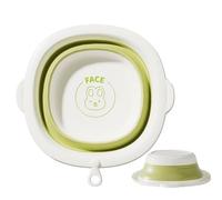 Vaschetta da bagno pieghevole per bambini - Lavabo pieghevole da 38 cm, vasca per la pulizia dei bambini antiscivolo, design per riporre gli oggetti da appendere | Pattumiera portatile per il lavaggio